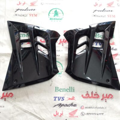 قاب (کاور فلاپ) بغل انجین زیر باله بادگیر موتور هایپرو و بلنتا و کاوازاکی طرح z1000 مشکی براق (سمت راست)