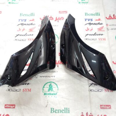 قاب (کاور فلاپ) اسپایلر زیر انجین موتور هایپرو و بلنتا و کاوازاکی طرح z1000 مشکی براق (سمت راست)
