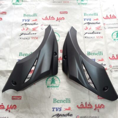 قاب (کاور فلاپ) اسپایلر زیر انجین موتور هایپرو و بلنتا و کاوازاکی طرح z1000 مشکی مدادی مات (سمت راست)