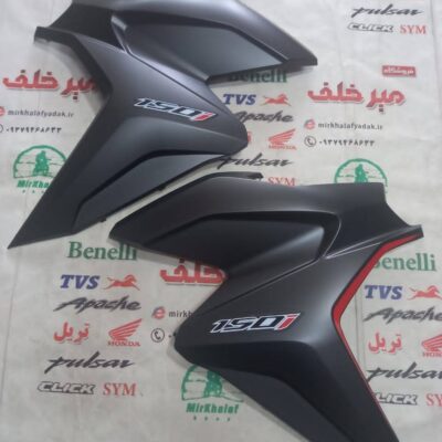 قاب (کاور فلاپ) بغل بلوری چراغ جلو موتور طرح کلیک کویر s2 مشکی مات (جفتی)