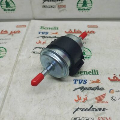 صافی (فیلتر) بنزین فلزی انواع موتورسیکلت انژکتور کلیک و طرح کلیک و یاماها طرح ایروکس nvx و هوندا (سر باریک)