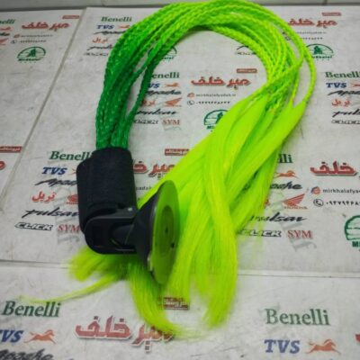 موی تزیینی انواع کلاه کاسکت ایمنی موتور سیکلت اعلا (سبز)