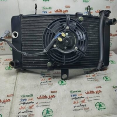 رادیاتور همراه فن موتور هایپرو و بلنتا و کاوازاکی طرح z1000 (مدل خم دار)