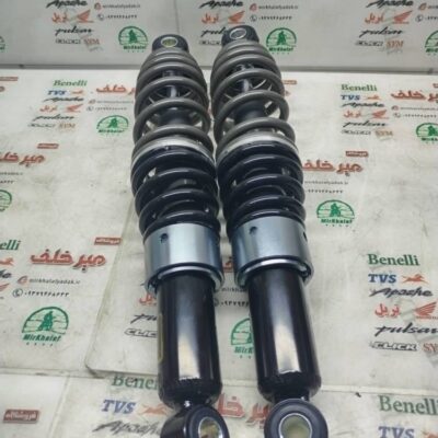 کمک فنر ضخیم عقب موتور tvs راکس و نئو و انواع بی کلاچ طرح ویو (جفتی) درجه 1