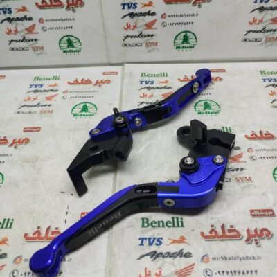 دسته (کتی) کلاچ و ترمز تاشو رنتال cnc حرفه ای اسپرت موتور بنلی 250 قدیم و 300 دوسیلندر قدیم و جدید نیوفیس و ریس ابی