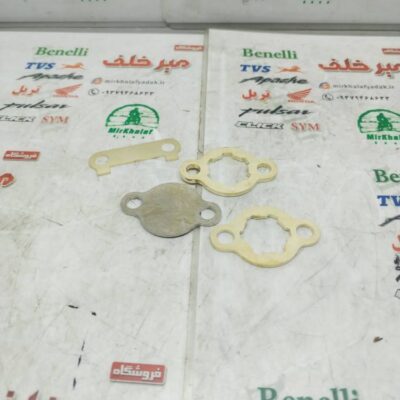 واشر خار (دنده) بست پولکی روی دنده زنجیر جلو موتور بنلی کیوی 150 (کامل)