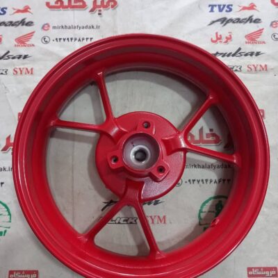 رینگ چرخ عقب موتور یاماها طرح ایروکس nvx قرمز دیسکی