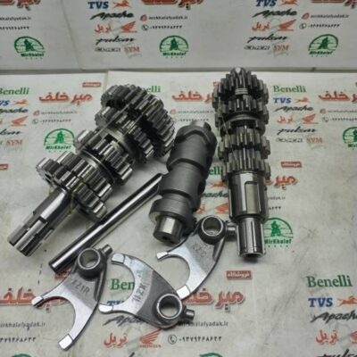 گیربکس کامل موتور هوندا و تریل 5 دنده درشت (کامل)