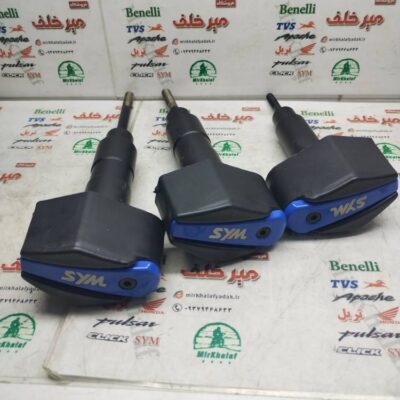 پروتکشن (محافظ) کامل بغل شاسی و تنه و اگزوز موتور sym گالکسی na nh اصلی ابی (3 عددی)