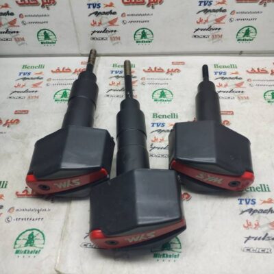 پروتکشن (محافظ) کامل بغل شاسی و تنه و اگزوز موتور sym گالکسی na nh اصلی قرمز (3 عددی)