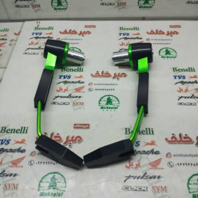 هندگارد (محافظ) سر دسته فرمان انواع موتورسیکلت ها سبز (جفتی)