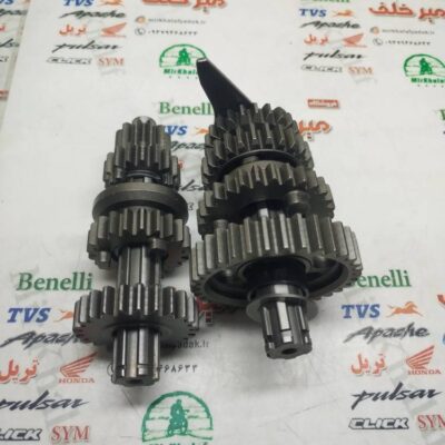 گیربکس موتور بی کلاچ طرح ویو کوتاه dy90 و پیشرو 135 شافت کوتاه
